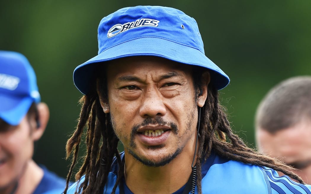 The Blues coach Tana Umaga.