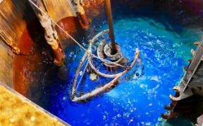 Geologists on a trip to the Kermadec Arc have drilled into the heart of an underwater volcano and extracted samples.