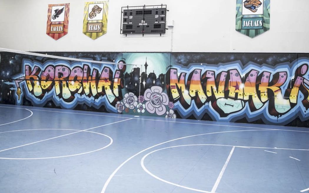 Inside Korowai Manaaki a youth facility in Manukau, Auckland.
