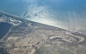 Aerial shots of Napier and surrounds, post-Cyclone Gabrielle