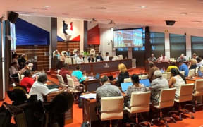 New Caledonia’s Congress in session on 17 January 2024. PICTURE NC la 1ère