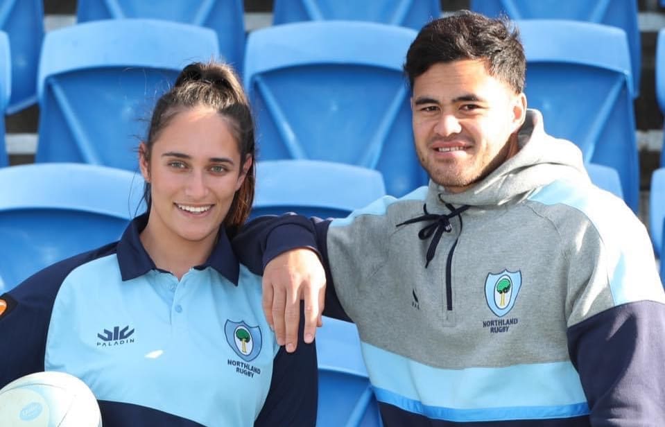 Taylah Johnson and husband Matt Johnson, former Blues player, were the first couple to represent Northland in the Farah Palmer and Mitre 10 Cup.
