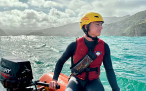 Illinois Cooney got his inflatable rescue boat driver's license as soon as he could at age 16.