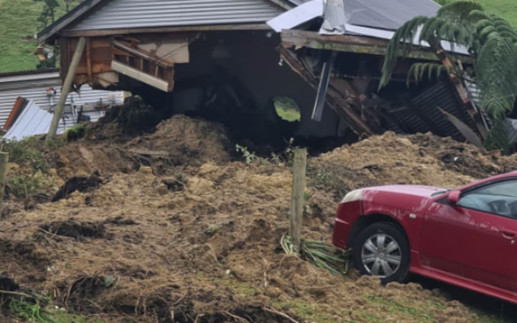The house where Tutira woman Shona Wilson died in a slip.