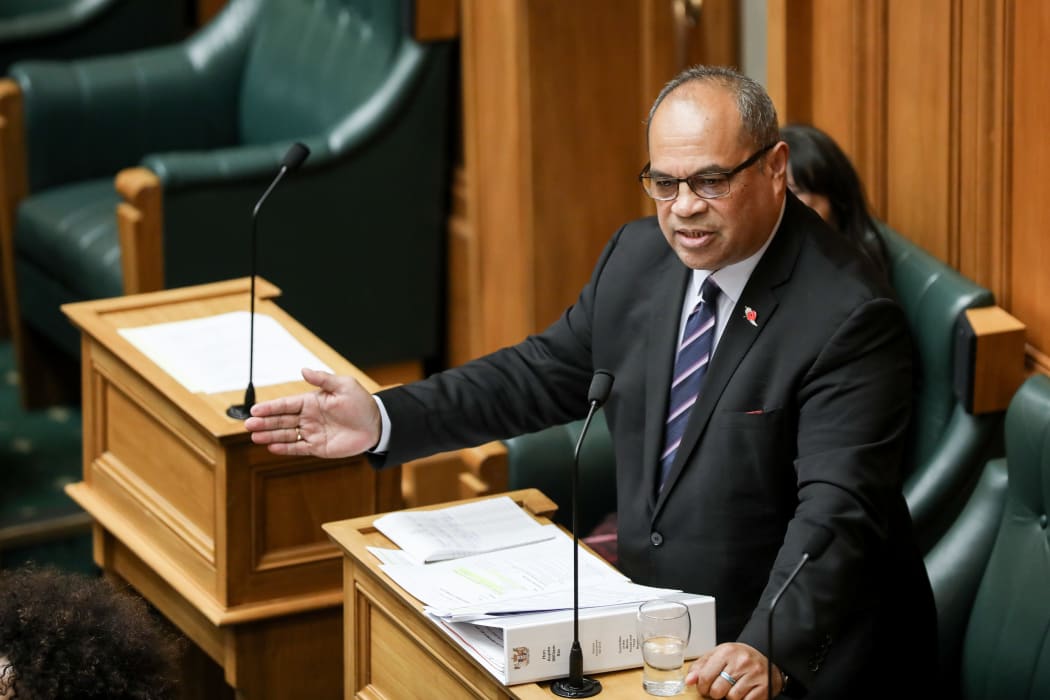 Labour MP Aupito William Sio contributes to the General Debate in the House