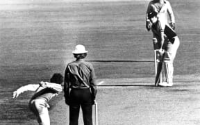 Trevor Chappell in the infamous underarm bowling incident of 1981.