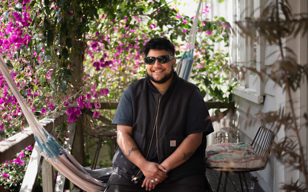 Nikolai - also known as musician Brown Boy Magik.

Photographed as part of Murphy's transgender mental health project (2020). Please seek permission before using on other stories.