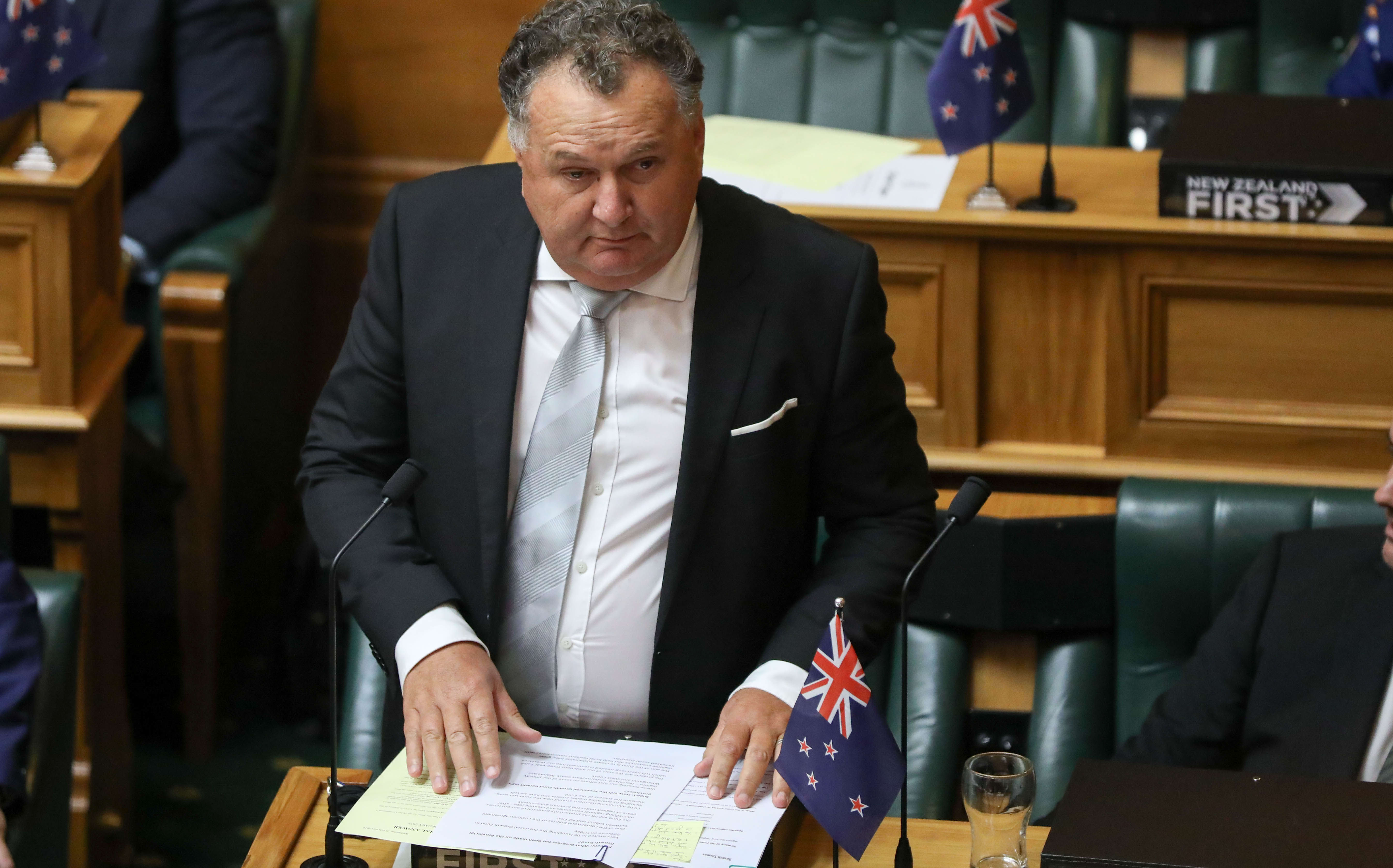 NZ First MP Shane Jones 21 Feb 2018
