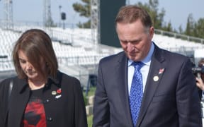 John Key and his wife Bronagh in Gallipoli.