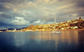 The Nelson waterfront which State Highway 6 runs along.