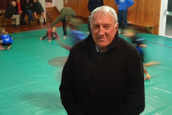 Life member Selwyn Metcalfe who secured the Sydney Olympic mat for the Alton club
