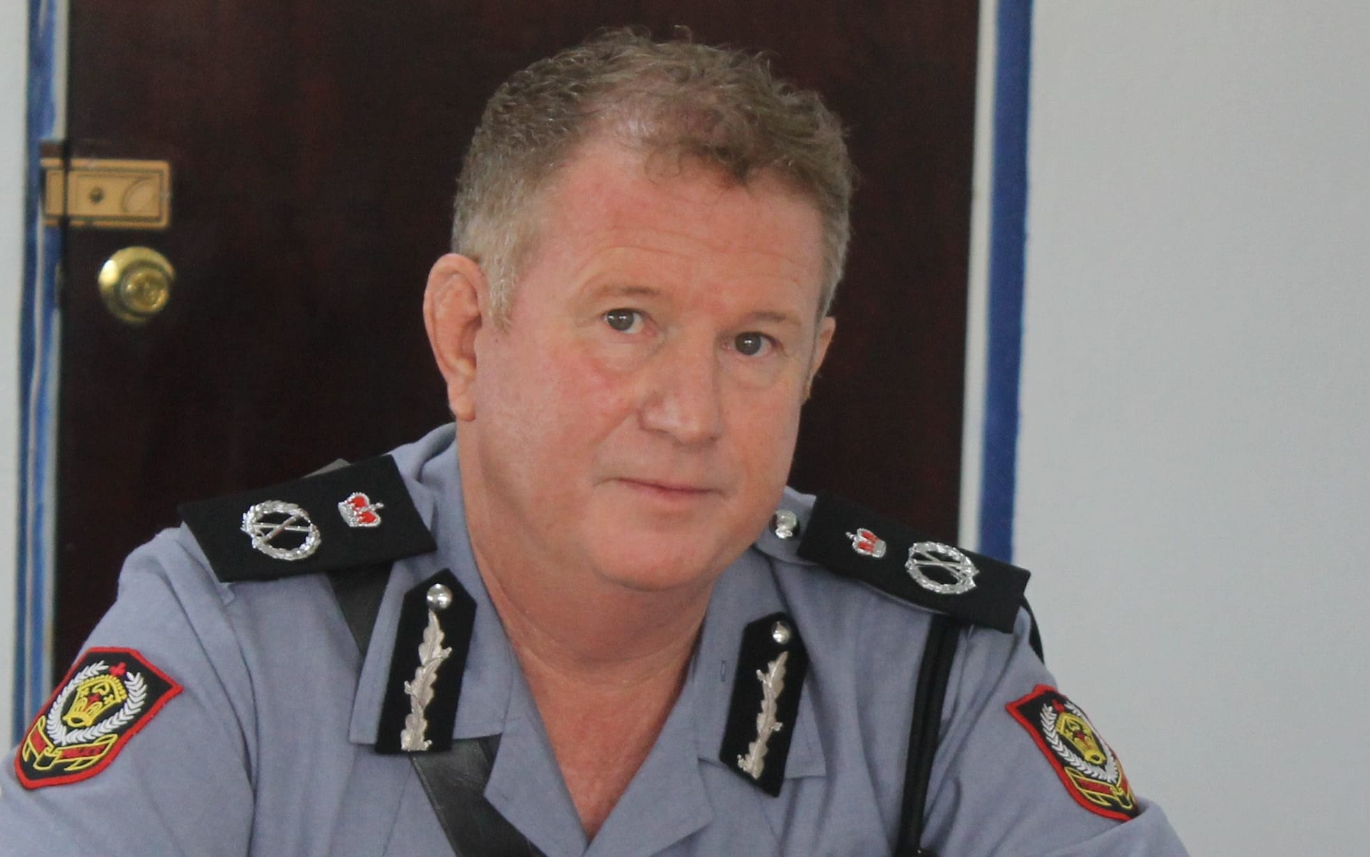 Tonga police commissioner, Stephen Caldwell