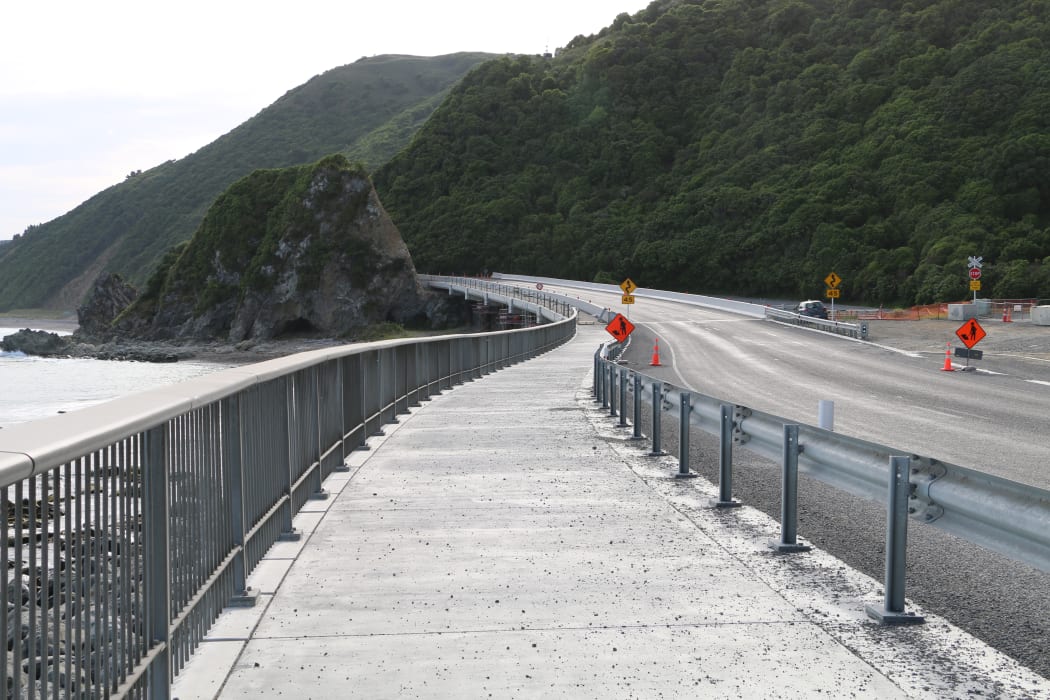 A completed section of the shared user pathway that mana whenua opposed, built along Iron Gate.