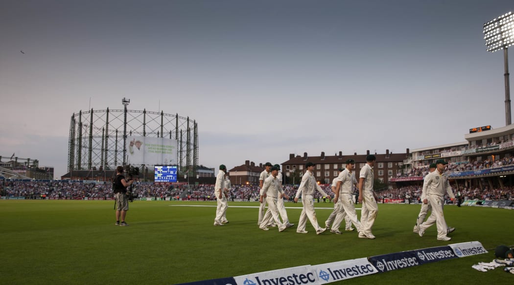 The Oval cricket ground in London.