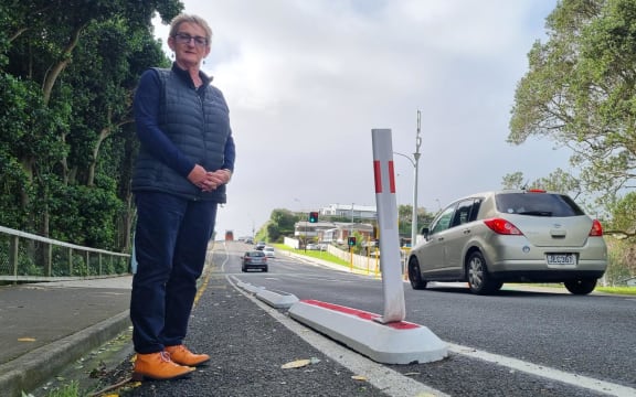 Devon Intermediate School principal Jenny Gellen says the New Plymouth cycleway is an accident waiting to happen.