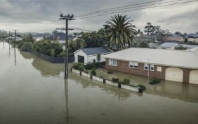 Floodwaters still haven't yet receded from all places in Westport.
