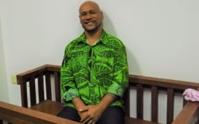 Malele Atofu, aka King Faipopo, sitting in court