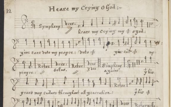 Pelham Humfrey manuscript in the hand of William Tucker.