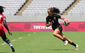 Ruby Tui during New Zealand v Keniya, Tokyo 2020 Olympic Games Rugby Women's Pool A match at Tokyo Stadium, Tokyo, Japan on Manday 29th July 2021.Mandatory credit: @ Kenji Demura / www.photosport.nz
