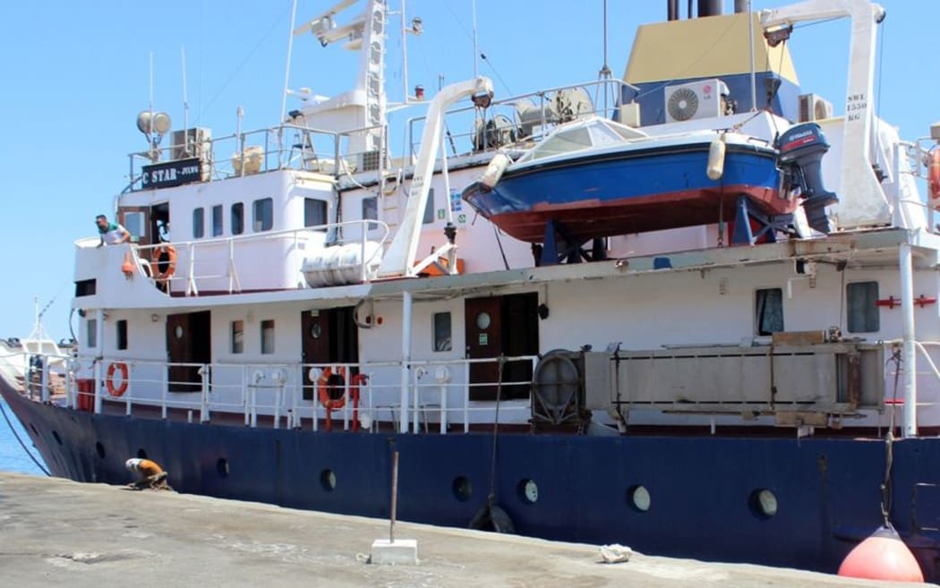 The C-Star docked in Northern Cyprus late last month.