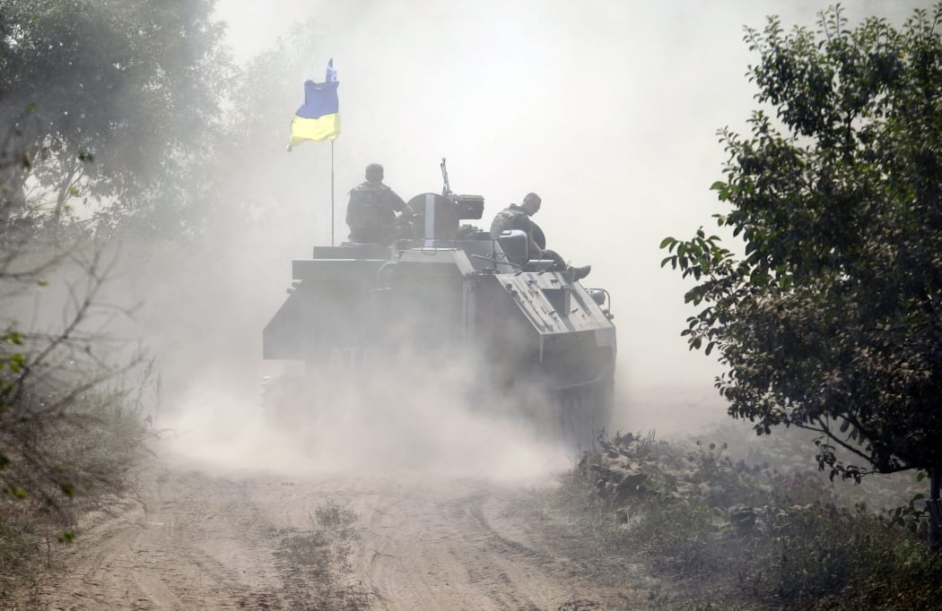 Ukrainian troops have moved in on Donetsk in an attempt to drive out pro-Russian separatists.