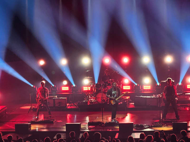 Bloc Party perform in Christchurch, August 2025.