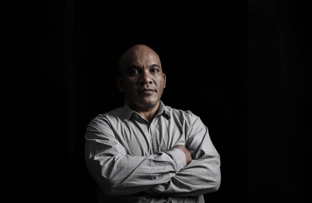 13072016 Photo: Rebekah Parsons-King. Former Nauru opposition MP Roland Kun has left Nauru and arrived in New Zealand after being issued with a New Zealand passport.