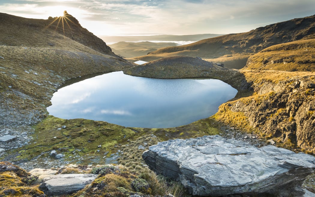 Misty Tarn in the Garvie Mountains