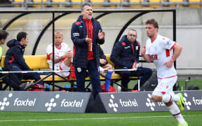 Adelaide United's coach Marco Kurz