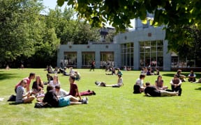 The University of Canterbury campus