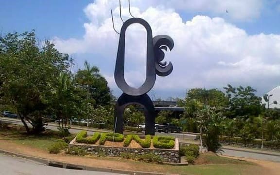 Outside the University of PNG