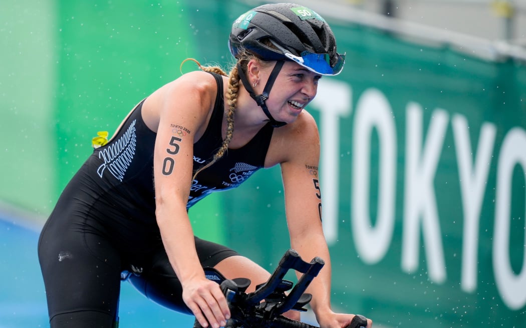 New Zealand's Nicole van der Kaay, Women;s Triathlon, Tokyo 2020 Olympic Games. Tuesday 27th July 2021.