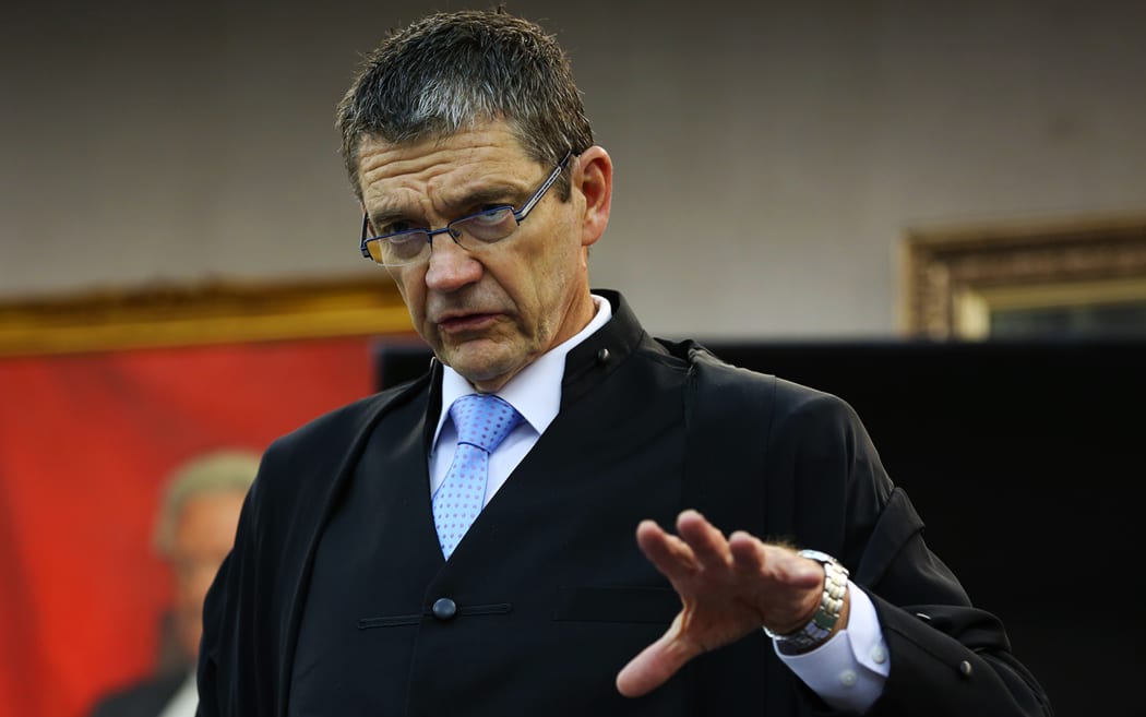 Crown prosecutor Philip Morgan, QC.