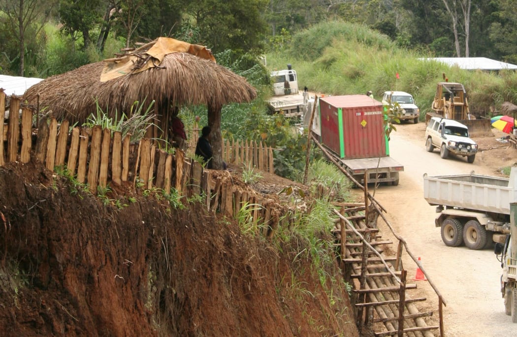 Papua New Guinea's busy Highlands Highway.