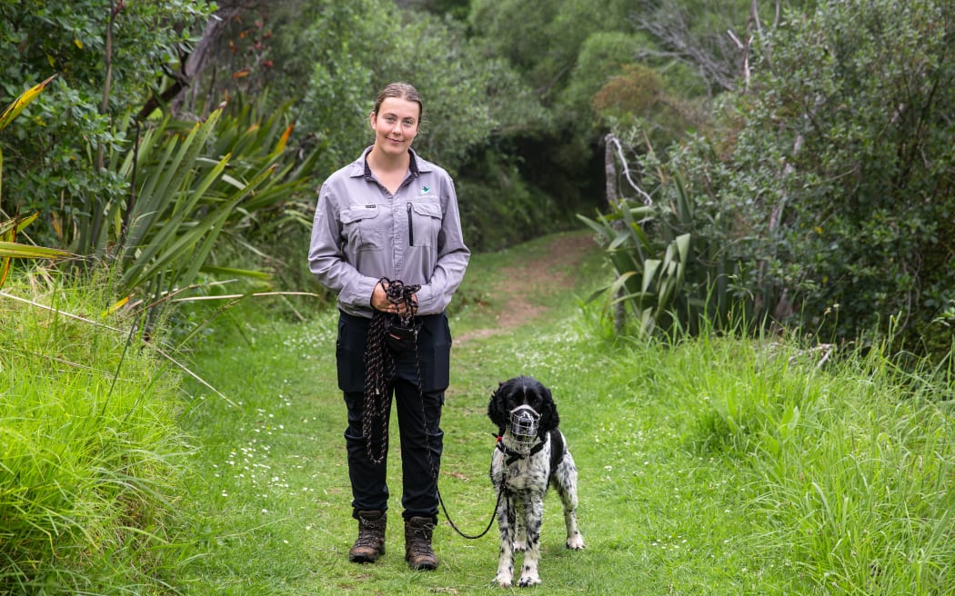 Tilde Sorensen and her dog Parker