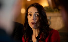 Prime Minister Jacinda Ardern visited Auckland's Civic Theatre, where a production of Mary Poppins will open on Friday.