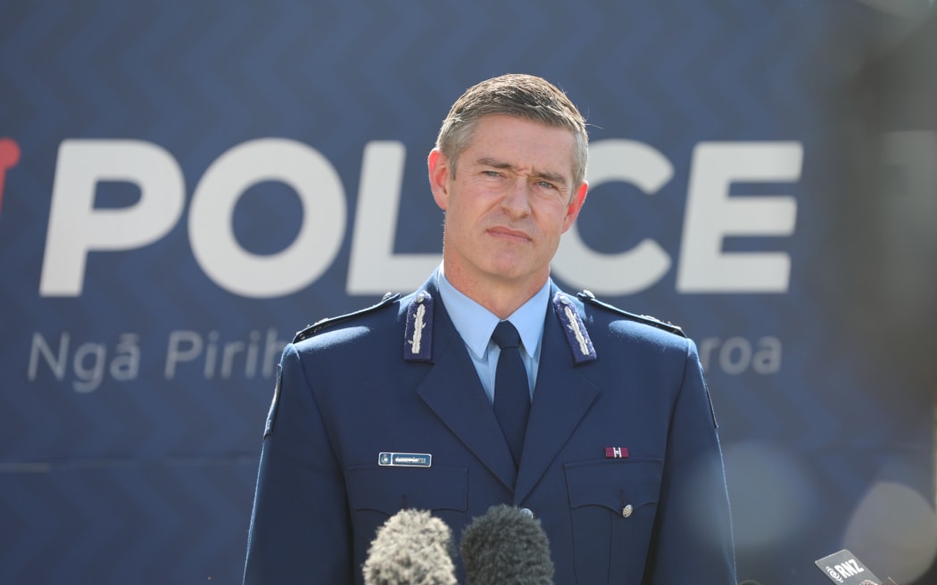 Police Commissioner Andrew Coster speaks to media in Auckland regarding the joint IPCA and OPC report.