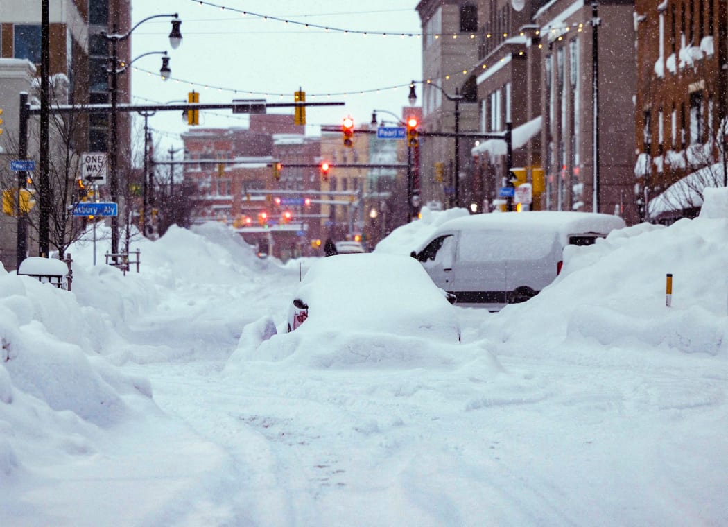 What It's Like to Be Trapped by a Wall of Snow in Buffalo Storm