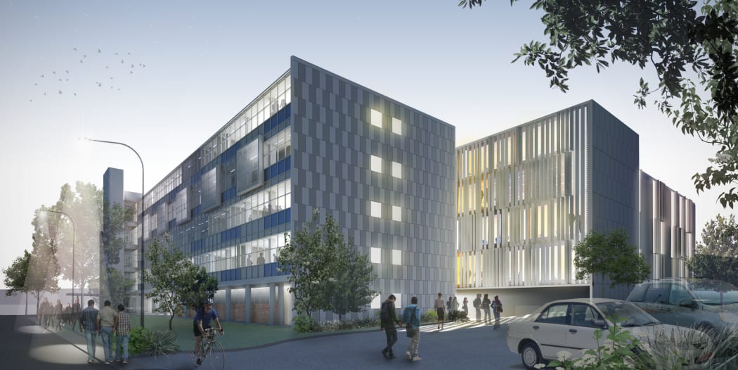 The north-east exterior of the Dental School