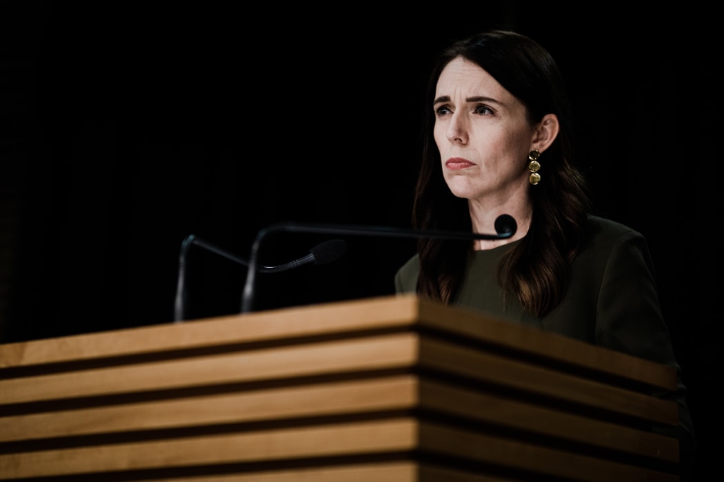 Prime Minister Jacinda Ardern at a post-Cabinet media briefing. 22/06/20