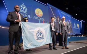 Vanuatu and Kiribati have officially received their INTERPOL flags.