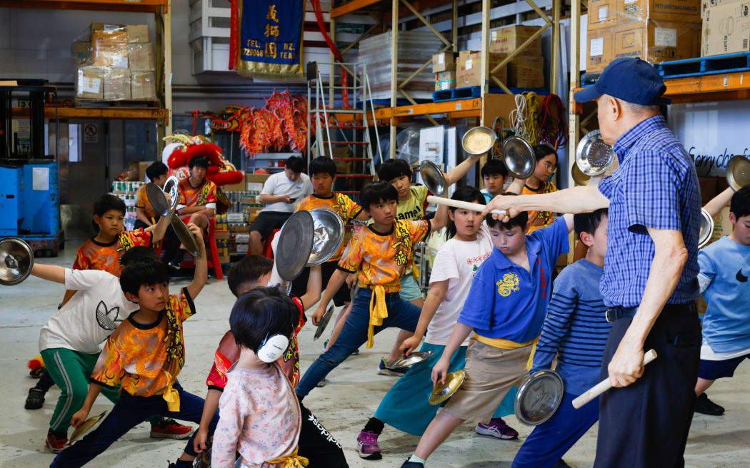 72-year-old Chengde Liu has been teaching lion dancing to the younger generation for 36 years.