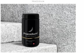 A screenshot from the Praesidium Life website