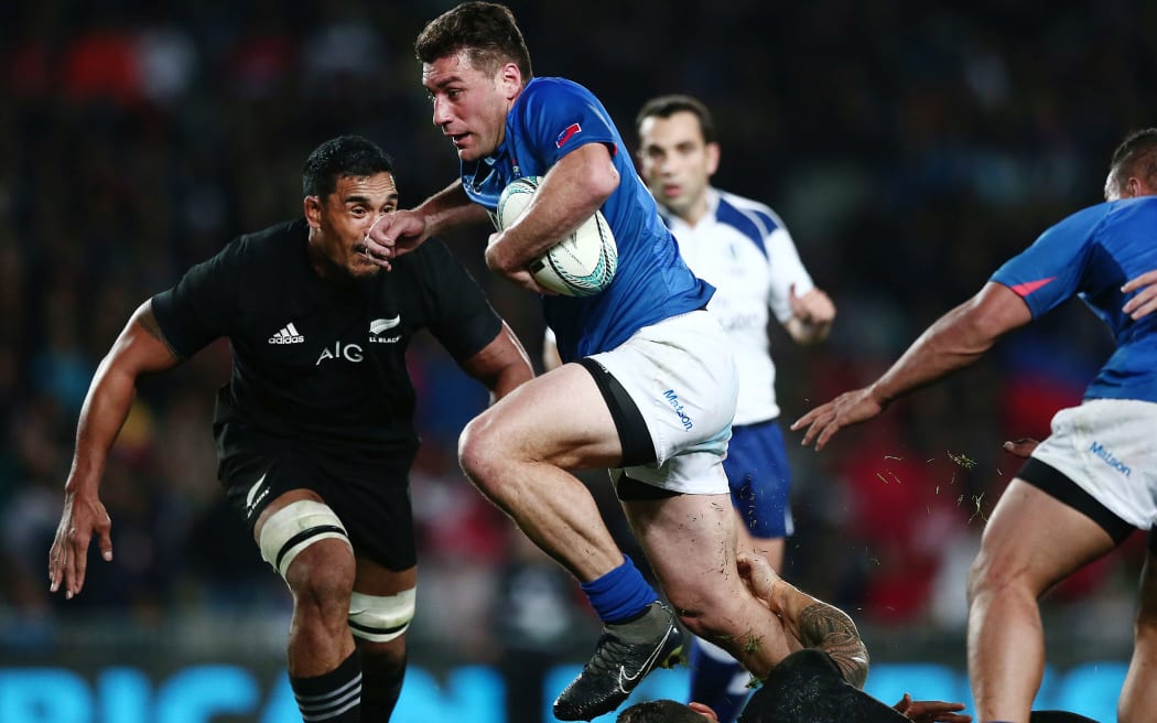 Kieron Fonotia finds some space.