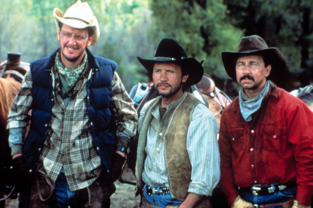Daniel Stern, Billy Crystal and the late, great, Bruno Kirby in City Slickers (1991).