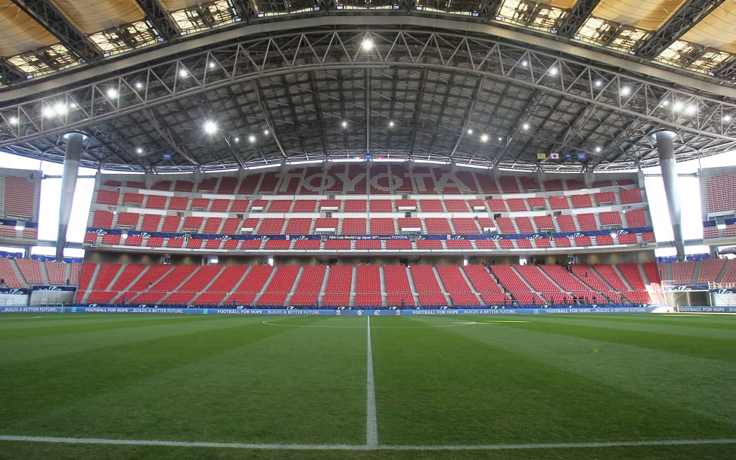 Toyota Stadium - where the All Blacks were supposed to play Italy on Saturday.