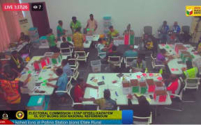 Screengrab of live vote counting. 4 June 2024.