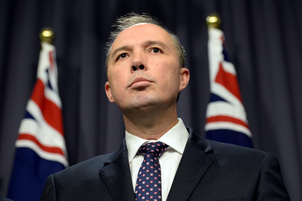 Australian Federal Immigration and Border Protection Minister Peter Dutton.