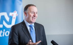 Prime Minister John Key speaks to media about the Panama Papers whistleblower on 7 May 2016.