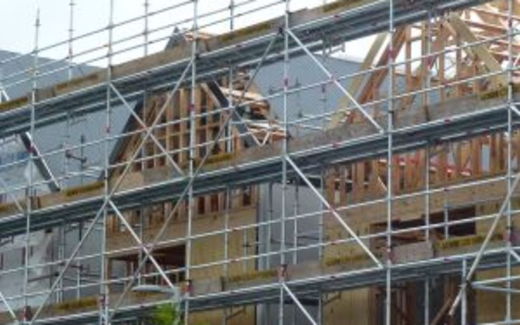 New housing under construction at Hobsonville Point in Auckland